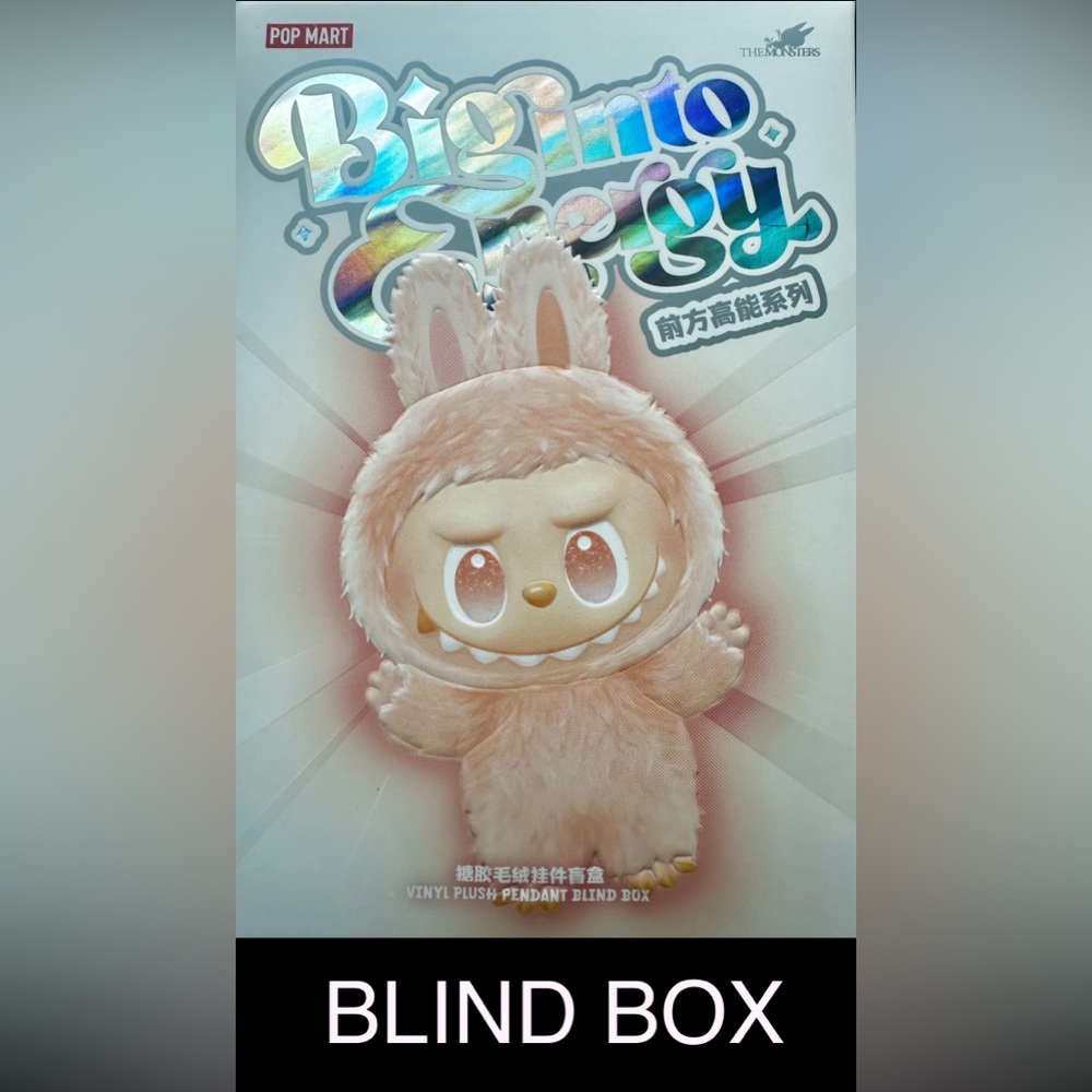 LABUBU-BLIND BOX -“AUTHENTIC” Big into energy
Purchased directly from PopMart